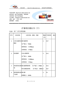 扩建水泥项目建议书样本（下）