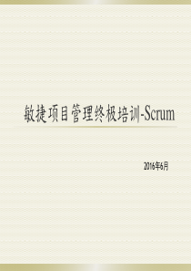 敏捷项目管理终极培训-Scrum