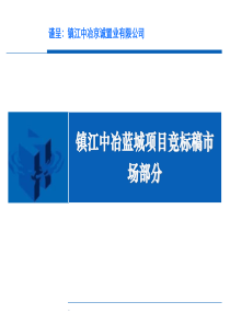 新景祥_江苏镇江中冶蓝城项目竞标稿市场部分_183PPT