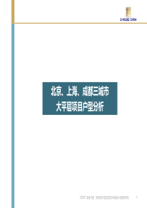 易居_北京_上海_成都三城市大平层项目户型分析_29PPT