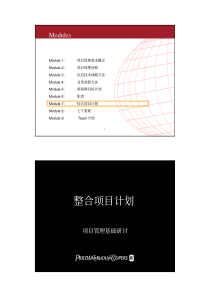 普华永道—项目管理m07-综合项目计划