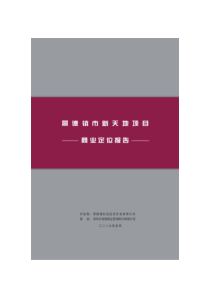 景德镇新天地商业项目商业定位报告-84DOC-XXXX年