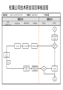 权属公司技术研发项目审核流程