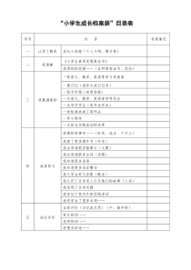 学生成长档案袋