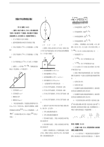 普通高中毕业班物理综合测试