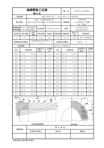 袖阀管施工记录