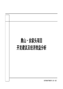 武汉奥山余家头大盘项目开发建议及经济效益分析_114页