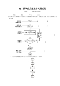 高二数学能力形成单元测试卷