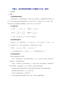 08高考理科数学解析几何题型与方法