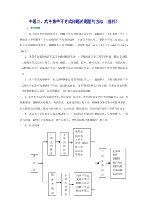 08高考理科数学不等式问题的题型与方法