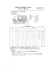 JB-ZQ 4309-97 大径定心牙侧间隙0.4mm的梯形螺纹