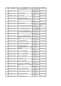 浙江省XXXX年新产品试制计划项目(第一批)公示