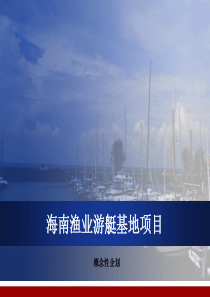 海南渔业游艇基地项目概念性企划_31PPT