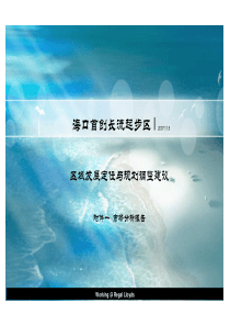 海口首创长流起步区项目区域发展定位与规划调整建议报