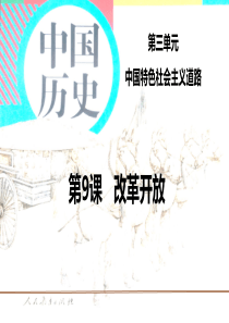 人教部编版八年级下册历史：对外开放课件(共25张PPT)