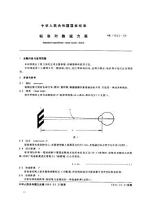 GB 11533-89 标准对数视力表