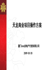 福建莆田天龙商业项目操作方案