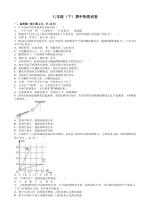 【必备】江苏省徐州市八年级下期中物理试卷(有答案)