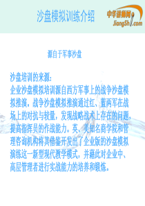 沙盘模拟训练介绍-中华讲师网