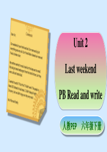 Unit-2-Last-weekend-PB-Read-and-write(公开课)-课件