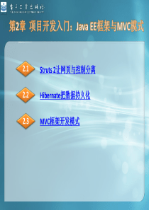 第2章项目开发入门JavaEE框架与MVC模式