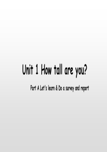 Unit-1-How-tall-are-you-Part-A-Lets-learnppt课件