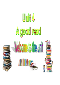 英语(牛津版)八年级下册课件：unit4-A-good-read-Welcome