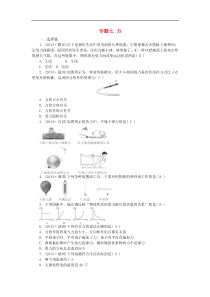 中考物理复习专题练习：专题7+力（全国通用）