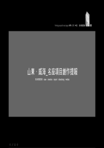 红鹤沟通-山东威海名座项目创作提报129P（PPT129页）