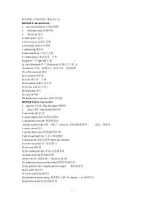 (完整版)新外研版七年级英语下册短语汇总