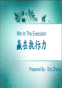 WinInTheExecution(赢在执行力)