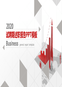 2020员简约大气工试用期转正述职PPT