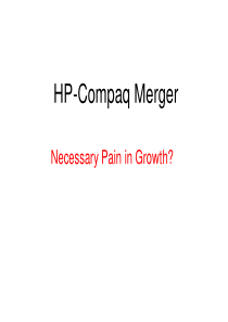 Case-HP-Compaq-merger