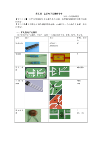 第五课认识电子元器件