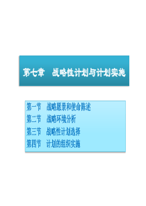 07战略性计划与计划实施