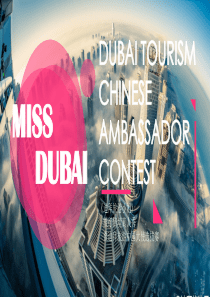 《MissDubai》招商方案