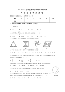 汕头市澄海区2013-2014学年度第一学期期末质量检查九年级数学试题