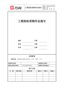 NBVK-WI-PR042工程招标采购作业指引