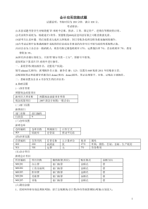 用友T3操作上机试题