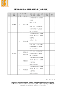 航天航空材料检测项目及标准参考(一)