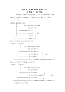 色尔古、柳坪水电站建设项目档案分类表(8—9)大类