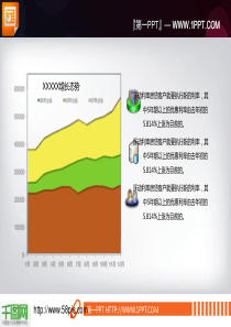 数据分析折线图PPT素材