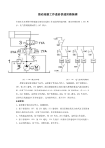 实验(液)：差动连接快速进给(1)