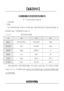 花园项目投资估算及资金筹措计划