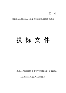 苍溪县林业局综合办公楼灾后重建项目