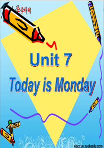 五年级下英语课件-Unit7-Today-is-Monday-6-北师大版(三起)【小学学科网】