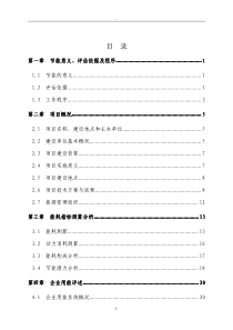 苯胺项目合理用能评价报告(节能评估报告、节能分析报告)