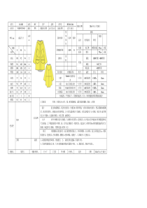 棉服-工艺单