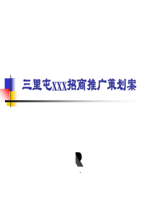 三里屯xxx招商推广策划案（PPT 75页）