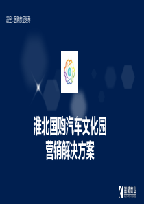 蓝箭——淮北项目营销建议书最新